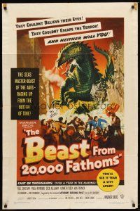 5y147 BEAST FROM 20,000 FATHOMS 1sh '53 Ray Bradbury's tale of the sea's master-beast of the ages!