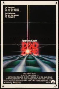5y249 DEAD ZONE 1sh '83 David Cronenberg, Stephen King, he has the power to see the future!
