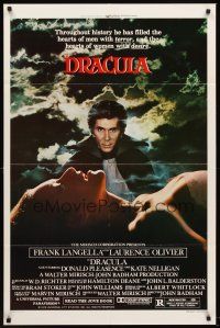 5y286 DRACULA style B 1sh '79 by Frank Langella, from the story by Bram Stoker!