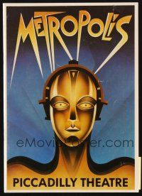 5y098 METROPOLIS stage play English program '89 many images from Fritz Lang's movie + new cast!