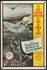 5y323 FABULOUS WORLD OF JULES VERNE 1sh '61 the thousand and one wonders of the world to come!