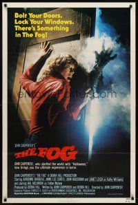 5y345 FOG style B 1sh '80 John Carpenter, Jamie Lee Curtis, there's something out there!