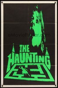 5y393 HAUNTING teaser 1sh '63 you may not believe in ghosts but you cannot deny terror!