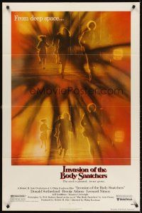 5y444 INVASION OF THE BODY SNATCHERS domestic 1sh '78 Kaufman classic remake of deep space invaders!