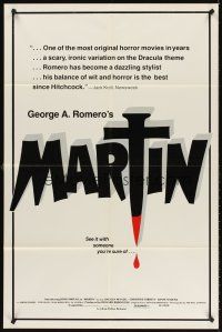 5y514 MARTIN 1sh '77 directed by George Romero, he could be the boy next door!