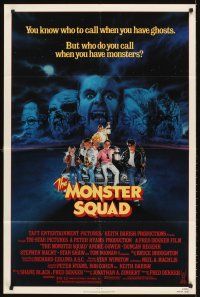 5y525 MONSTER SQUAD 1sh '87 Dracula & The Mummy, all the horror greats!