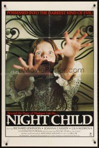 5y551 NIGHT CHILD 1sh '75 this little girl was possessed into the darkest kind of evil!
