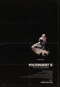 5y595 POLTERGEIST II advance 1sh '86 Heather O'Rourke, The Other Side, they're baaaack!