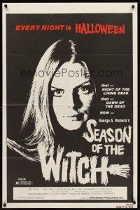 5y639 SEASON OF THE WITCH 1sh 1979 George Romero, every night is Halloween, different!