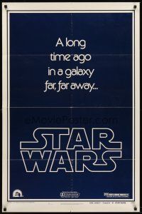 5y668 STAR WARS style B teaser 1sh '77 George Lucas classic sci-fi epic!