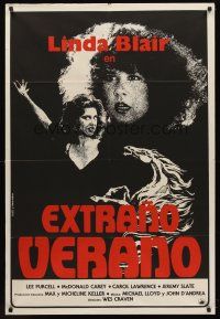5z086 STRANGER IN OUR HOUSE Argentinean '78 different image of creepy Linda Blair!