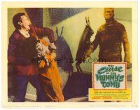 5z255 CURSE OF THE MUMMY'S TOMB LC '64 great close up of two people cowering from the monster!