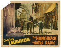5z284 HUNCHBACK OF NOTRE DAME LC '39 Hardwicke on horse leads Charles Laughton as Quasimodo!