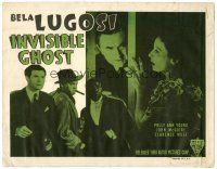 5z202 INVISIBLE GHOST TC R49creepy Bela Lugosi, Clarence Muse, Polly Ann Young, horror!