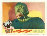 5z292 IT! THE TERROR FROM BEYOND SPACE LC #4 '58 best close up of the wacky monster showing teeth!