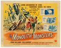 5z208 MONOLITH MONSTERS TC '57 classic Reynold Brown art of living skyscrapers + inset images!