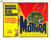 5z210 MOTHRA TC '62 Ishiro Honda's Mosura, Toho, art of the mightiest monster in all creation!