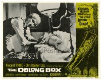 5z316 OBLONG BOX LC #1 '69 Christopher Lee & dead body, Edgar Allan Poe's tale of living dead!
