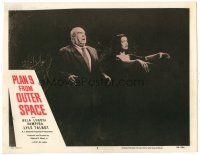 5z320 PLAN 9 FROM OUTER SPACE linen LC #2 '58 c/u of Tor Johnson & Vampira, directed by Ed Wood!