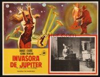 5z067 ASTOUNDING SHE MONSTER Mexican LC '58 art of the beautiful & deadly creature from the stars!