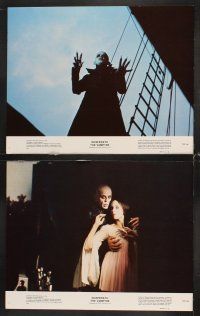 5z384 NOSFERATU THE VAMPYRE 8 color 11x14 stills '79 Klaus Kinski, directed by Werner Herzog!
