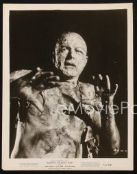 5z510 AMAZING COLOSSAL MAN 3 8x10 stills '57 AIP, wonderful close images of disfigured Glenn Langan!