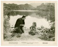 5z581 FRANKENSTEIN 8x10 still R51 best image of Boris Karloff as the monster with little girl!
