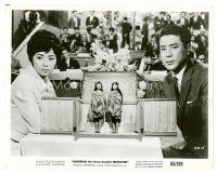 5z583 GHIDRAH THE THREE HEADED MONSTER 8x10 still '65 Toho, special fx scene with Twin Fairies!