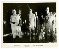 5z618 NIGHT OF THE LIVING DEAD 8x10 still '68 George Romero, incredible c/u of mindless zombies!
