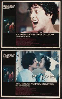 5z399 AMERICAN WEREWOLF IN LONDON 4 LCs '81 John Landis, c/u of David Naughton transforming!