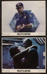 5z385 OUTLAND 8 LCs '81 Sean Connery is the only law on Jupiter's moon, Peter Boyle