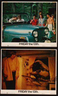 5z582 FRIDAY THE 13th 8 8x10 mini LCs '80 great images from the slasher horror classic!
