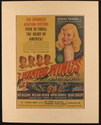 6a097 I WANTED WINGS special 15x20 '41 sexy Veronica Lake, Ray Milland, William Holden!
