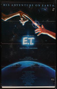 6a056 E.T. THE EXTRA TERRESTRIAL standee '82 Steven Spielberg classic, John Alvin art!