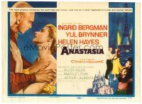 6b020 ANASTASIA TC '56 Yul Brynner, is elegant Ingrid Bergman the missing Russian heiress!