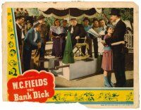6b482 BANK DICK LC '40 great image of W.C. Fields as movie director Egbert Souse!