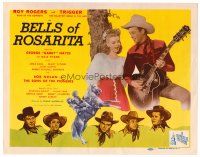 6b041 BELLS OF ROSARITA TC '45 wonderful image of Roy Rogers playing guitar for Dale Evans!