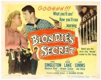 6b054 BLONDIE'S SECRET TC '48 Penny Singleton, Arthur Lake as Dagwood, great image!
