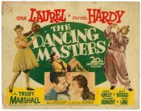 6b097 DANCING MASTERS TC '43 Stan Laurel in drag & Oliver Hardy in wacky outfit!