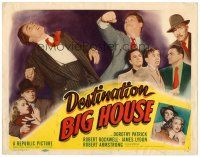 6b105 DESTINATION BIG HOUSE TC '50 Dorothy Patrick, Robert Rockwell, James Lydon, Robert Armstrong