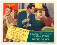 6b581 EVERY GIRL SHOULD BE MARRIED LC #5 '48 pretty Diana Lynn & Cary Grant!