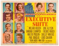 6b116 EXECUTIVE SUITE TC '54 William Holden, Barbara Stanwyck, Fredric March, June Allyson