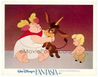 6b589 FANTASIA LC R82 Disney classic, great cartoon image with satyr & donkey with unicorn horn!