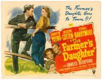 6b117 FARMER'S DAUGHTER TC '47 Loretta Young, Joseph Cotten, Ethel Barrymore