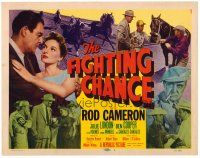 6b122 FIGHTING CHANCE TC '55 Rod Cameron, Julie London, cool horse racing images!