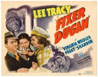 6b125 FIXER DUGAN TC '39 circus owner Lee Tracy, Virginia Weidler, Peggy Shannon!
