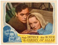 6b618 GARDEN OF ALLAH LC R45 best close up of pretty Marlene Dietrich & Charles Boyer!