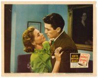 6b621 GENTLEMAN'S AGREEMENT LC #7 '47 Elia Kazan, romantic c/u of Gregory Peck & Dorothy McGuire!