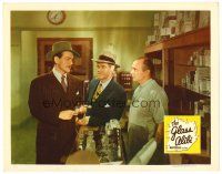 6b627 GLASS ALIBI LC '46 Ted Stanhope & Cyril Thornton in drugstore!
