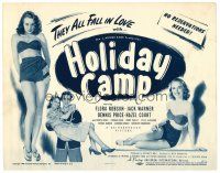 6b190 HOLIDAY CAMP TC '48 full-length sexy barely-dressed women, no reservations needed!